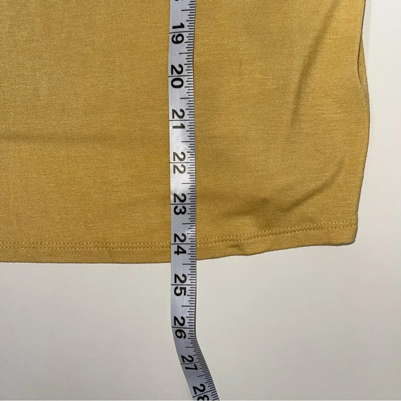 Cato NWT Yellow & Cream Contrast Floral Print Bell Sleeve Top Medium Women’s - Picture 8 of 11